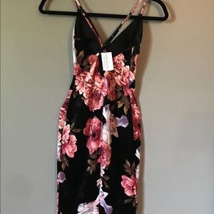 Floral, velvet textured dress from Windsor